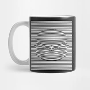 Optical Illusion Burger Mug